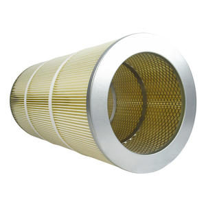 Air Filtration Ptfe Pleated Membrane <b>Filter</b> Cylindrical Polyester Dust <b>Filter</b> <b>Cartridge</b> - Product Image 5