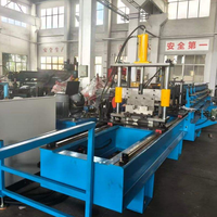 Machine de profilage de rouleaux de cloisons sèches en plâtre avec servomoteur, pour la découpe et le poinçonnage, réglage automatique de la largeur, pour montants et rails CU