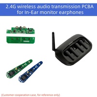 Émetteur-récepteur audio 2,4 GHz pour casque, système un-à-plusieurs moniteurs, conception de carte mère pour retour intra-auriculaire, développement de fonctions OEM ODM