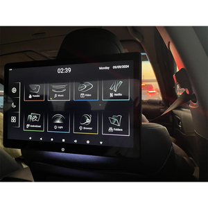 Pantalla de entretenimiento trasera Carplay de 14,0 pulgadas, <span class=keywords><strong>Radio</strong></span> universal para <span class=keywords><strong>coche</strong></span>, navegación GPS, reproductor de vídeo Multimedia, fácil instalación - Product Image 1