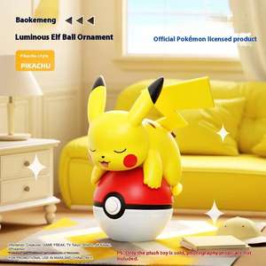 Authentique Baoke Dream PVC Figurine <span class=keywords><strong>Lumineuse</strong></span> Pikachu à Main pour Voiture, Boîte Mystère, Échelle 1/12, 7-12 ans, Emballage Original, Unisexe - Product Image 5
