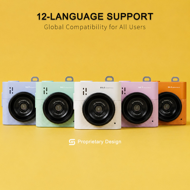 Trending 2.5K Mini Camera 64MP 1.4 IPS Display 16X Zoom Type C Port Portable Video Recorder for YouTube Vlogging Beginners