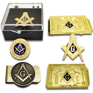 Fabricante de Insignias Metálicas al por Mayor, Insignias Personalizadas de Metal Chapado en Oro, Fundición a Presión, Esmalte Duro, Insignias Masónicas para Solapa - Product Image 5