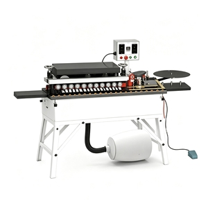 Machine intégrée automatique pour le travail du bois : collage, découpe, polissage - Product Image 1