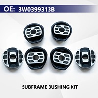 DRIVNIX 3W0399313 6-teiliges Bentley Continental GT Flying Spur Hilfsrahmen-Chassis Gummibuchsen-Set für VW Audi 4E0399419 4D0399415L