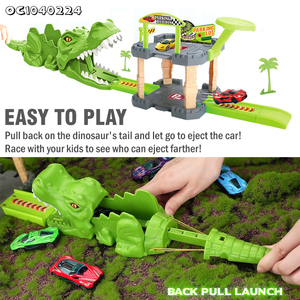 Catapult <span class=keywords><strong>Parking</strong></span> Lot Dinosaur Track <span class=keywords><strong>Car</strong></span> Set Toy Track Jeu pour enfants avec <span class=keywords><strong>voiture</strong></span> en alliage - Product Image 3