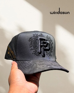 Gorra de Béisbol de Malla Deportiva con Bordado a Mano de Alta Calidad, Diseño Personalizado al por Mayor de Fábrica, Rosones <span class=keywords><strong>Tito</strong></span> Doble P G5 Dorado - Product Image 2