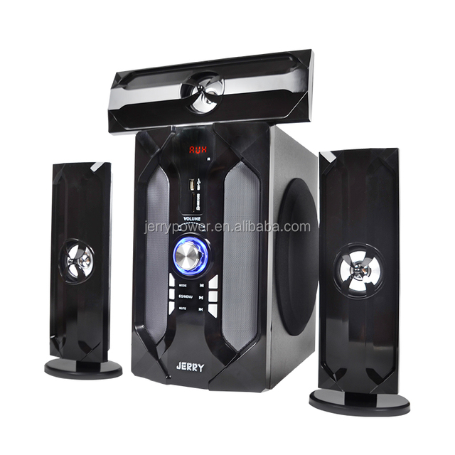 Music Player Sound System Home Theatre Double 8 Inch Speaker Big Music Withe USD FM BT