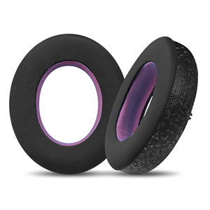 Coussinets d'oreille de remplacement pour <span class=keywords><strong>Focal</strong></span> Clear MG PRO/Utopia/New Utopia <span class=keywords><strong>ELEGIA</strong></span>, Noir/Violet, en mousse à mémoire de forme - Product Image 6