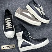 Nouvelles Chaussures de Marche Homme 2025 – Tendance, Montantes, Luxe Décontracté, Sportives, Noires à Lacets Rickks