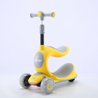 Vente en gros de vélos et trottinettes pour enfants 3 en 1 à bas prix avec siège, trottinette à trois roues pour enfants