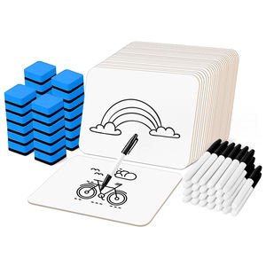 Whiteboard-Sets zum Trocken Abwischen – Doppelseitige Kleine Mini-Whiteboards für Kinder, Schule, Büro und Zuhause - Product Image 1