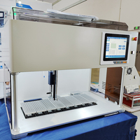 Préparation automatisée d'ARN d'ADN d'extraction d'acide nucléique de poste de travail de pipetage de laboratoire de manipulation liquide