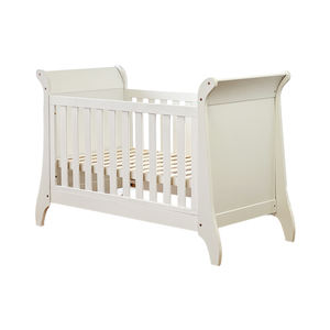 यूरोपीय शैली परिवर्तनीय कैरा डी बेबी लकड़ी के बच्चे बिस्तर को शुद्ध सफेद में - Product Image 5