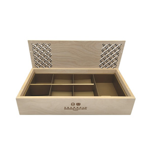 2024 New Wooden Mid-Autumn Festival Mooncake Packaging <b>Box</b> Gift <b>Box</b>, Creative Logo Gift <b>Box</b>, Chinese Style Wooden <b>Box</b> - Product Image 2