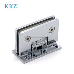 KKZ GH italia lucido specchio cromato in ottone può regolazione angolare di 90 gradi vetro per montaggio a parete porta doccia <span class=keywords><strong>cerniera</strong></span> a <span class=keywords><strong>scatto</strong></span> - Product Image 3