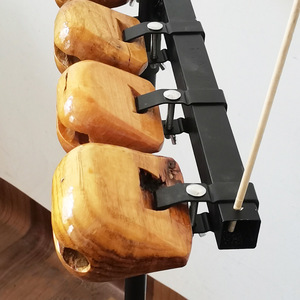 Ensembles de poissonnets en bois en gros avec support et maillet pour jeu musical, instrument de percussion pour l'éveil musical - Product Image 4