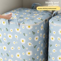 Sac de rangement pour couette grande capacité, sac de déménagement, organisateur de vêtements pour armoire domestique, imperméable, non tissé, moderne, pour literie