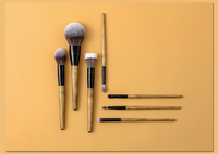 Usine de pinceaux cosmétiques professionnels depuis 20 ans, lot de 9 pinceaux cosmétiques pour le visage, pinceaux de maquillage synthétiques doux, outils