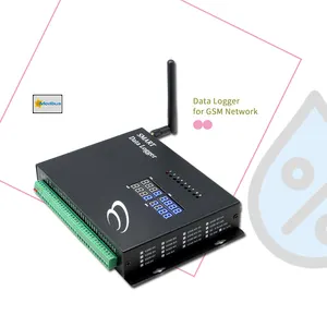 Modbus GPRS meter 2 Temperature Sensors sensor power meter data logger dc energy meter with data logger