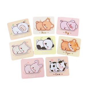 Creative Cartoon Animal-Designed <b>Memo</b> <b>Pads</b> Cute Office Supplies for Note Taking Message Recording Necessary for Busy - Product Image 1