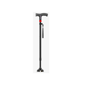 Bâton de randonnée intelligent OEM en alliage d'aluminium télescopique avec lumière et musique pour la randonnée et le camping en plein air - Product Image 2