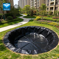 Géomembrane HDPE 1 mm, haute résistance à la déchirure, forte durabilité, anti-UV, écologique, imperméable, pour bassin à poissons, ferme d'élevage de crevettes