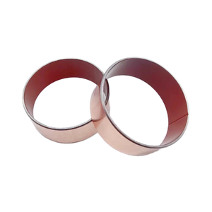 جلبة تزييتية قياسية قابلة للتخصيص من طبقة PTFE بدون زيت، بقاعدة نحاسية/فولاذية + مسحوق برونزي + PTFE، منخفضة الاحتكاك ومقاومة للتآكل - Product Image 4