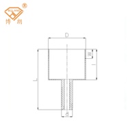 Foret diamanté conique de haute qualité Type C 3D ultra-mince auto-refroidissant sans meulage requis pour machine à percer le verre
