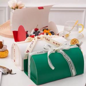 Caja combinada de postre de té de la tarde Madeleine <span class=keywords><strong>Fernan</strong></span> Snow Pound cake roll caja de embalaje de postre occidental logotipo personalizado - Product Image 4