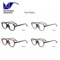 Lunettes de lecture confortables unisexe à monture intégrale ultra-fine avec clip nasal, taille 52-18-145, style classique, verres solides