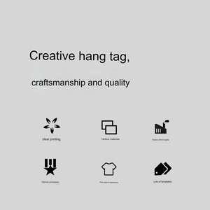 Vêtements pour hommes, femmes et enfants, étiquette volante, personnalisation épaissie, estampage à chaud, pour chaussures, vêtements, impression d'étiquettes de marchands - Product Image 5