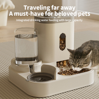 Mangeoire automatique pour chat facile à nettoyer de haute qualité et distributeur d'eau bol pour chien fournitures universelles pour animaux de compagnie nourriture nouveaux produits croisés