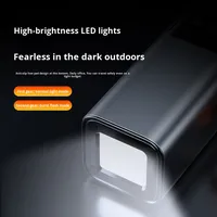 Chargeur de batterie externe portable pour le camping 65W, Power Bank 20000mAh à charge rapide pour ordinateurs portables 100W avec câble intégré