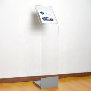Tùy chỉnh A4 Acrylic tầng thường vụ quảng cáo hiển thị đứng với tờ rơi Túi - Product Image 2