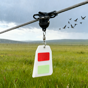 Repelente Helicoidal Giratorio de 360 Grados para Aves, para Líneas Eléctricas de Alta Tensión, Evita Golpes de Aves por Cortes de Energía - Product Image 1