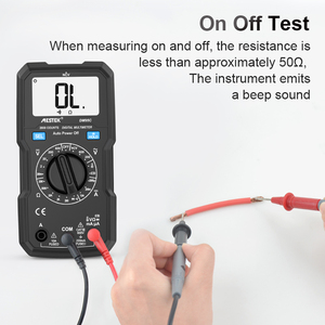 Mini kỹ thuật số dm95c vạn năng đếm đúng RMS Phạm vi tự động cho AC/DC Volt Amp Ohm Diode liên tục điện dung <span class=keywords><strong>Tester</strong></span> - Product Image 6