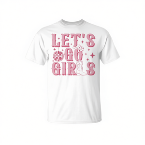 Camiseta para despedida de soltera con estampado de sombrero y botas de vaquera del oeste para chicas - Product Image 2