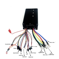 Kit Completo de Motor Sin Escobillas para Bicicleta Eléctrica ONYX 72V 5000W 100A con Pantalla LCD SW900, Palancas de Freno 47PDD y Acelerador de Giro Completo