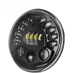 Faro Delantero para Motocicleta Jeep de 7 Pulgadas, 75W, 6500K, Luz de Conducción de 12V, Ajuste Universal, 8000 Lúmenes, Sistema de Iluminación Automotriz - Product Image 4