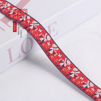 Ruban Jacquard 2cm Fille Fleurie G3620 pour Textile de Maison, Décoration de Fenêtre, Décoration de Vêtements, Accessoires de Dentelle Faits Main DIY