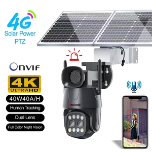 Nuevo Sistema de Energía Solar <span class=keywords><strong>Camhipro</strong></span>, Kits de Cámaras Solares Inteligentes con Wifi, Sistema de Energía Solar de 8MP para Uso Doméstico - Product Image 2