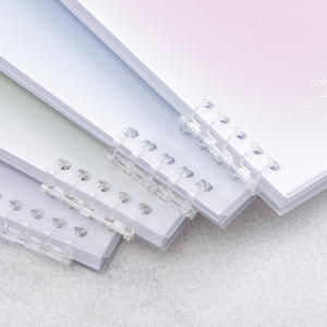 5-Lỗ Vòng Loose Lá Ràng Buộc Vòng Có Thể Tháo Rời Cuộn Dây Cuốn Sách PP PVC Không Thấm Nước Bìa A5 B5 Đầy Màu Sắc Máy Tính Xách Tay - Product Image 4