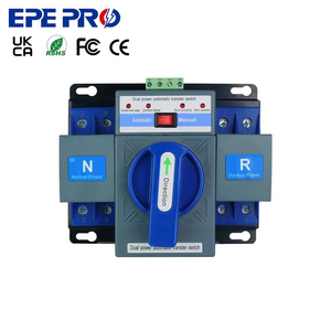 Interruptor de Transferencia Automático Inteligente de 2 Polos, Conmutador de Doble Alimentación, Interruptor de Alimentación Monofásico, Controlador ATS - Product Image 1