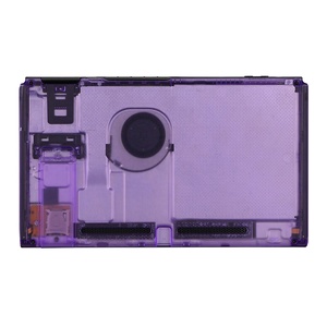 Backplate สีม่วงโปร่งใสพร้อมเคสด้านล่างแผงด้านหลังสําหรับคอนโซล <span class=keywords><strong>NS</strong></span> คอนโซล Nintendo Switch - Product Image 3