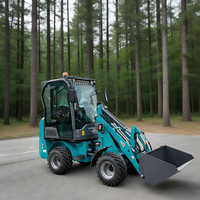 JINGCHENG 0,5T~1T Mini Frontlader für Garten und Hof, Gelenkiger Akku-Radlader, Elektro-Radlader zum Verkauf
