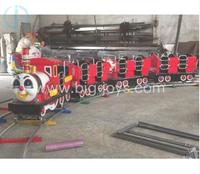 Train d'attractions à 14 places à vendre, train d'intérieur pour enfants pas cher