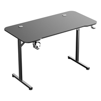 Table de jeu E-Sports noire TD-01, certifiée par l'usine OEM, vente chaude, bureau de jeu réglable, table personnalisée pour le jeu