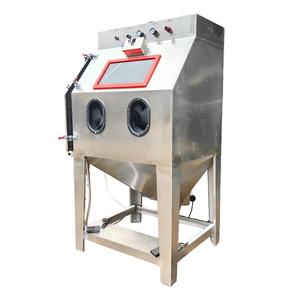 Closed Loop Vapour Blasting Machine with Pump & Motor Manual Water <b>Sandblaster</b> Cabinet for Engine Cleaning High Efficiency - Product Image 3