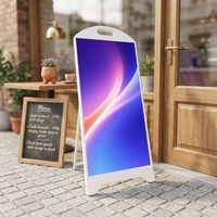Pantalla LED Portátil Independiente para Interiores X-Color, Señalización Digital Móvil para Exposiciones y Eventos